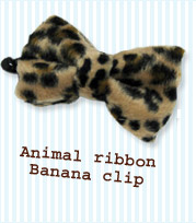 Animal ribbon Banana clip